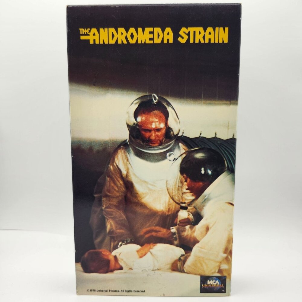 The Andromeda Strain VHS 1971 1990 MCA Universal Robert Wise Sci-Fi Thriller